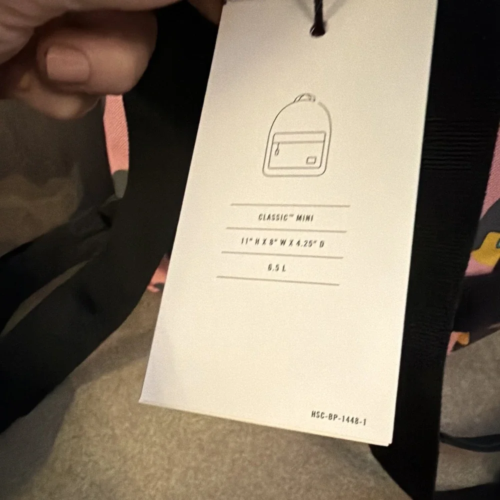 Herschel Supply Co. x The Simpsons Maggie Classic Mini Backpack Pink Print